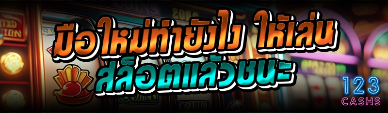 มือใหม่ทำยังไง ให้เล่นสล็อตแล้