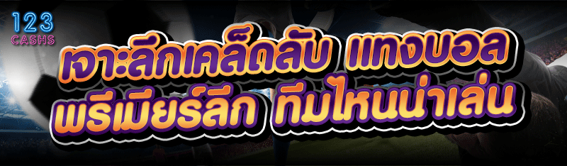 เจาะลึกเคล็ดลับ แทงบอลพรีเมียร